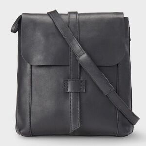 Duluth Trading Genuine Black Leather Convertible Backpack